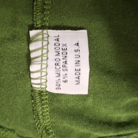 Bryn Walker Green Bohemian Retro Micro Modal Blend Cowl Neck Mini Dress Size M - Picture 13 of 13